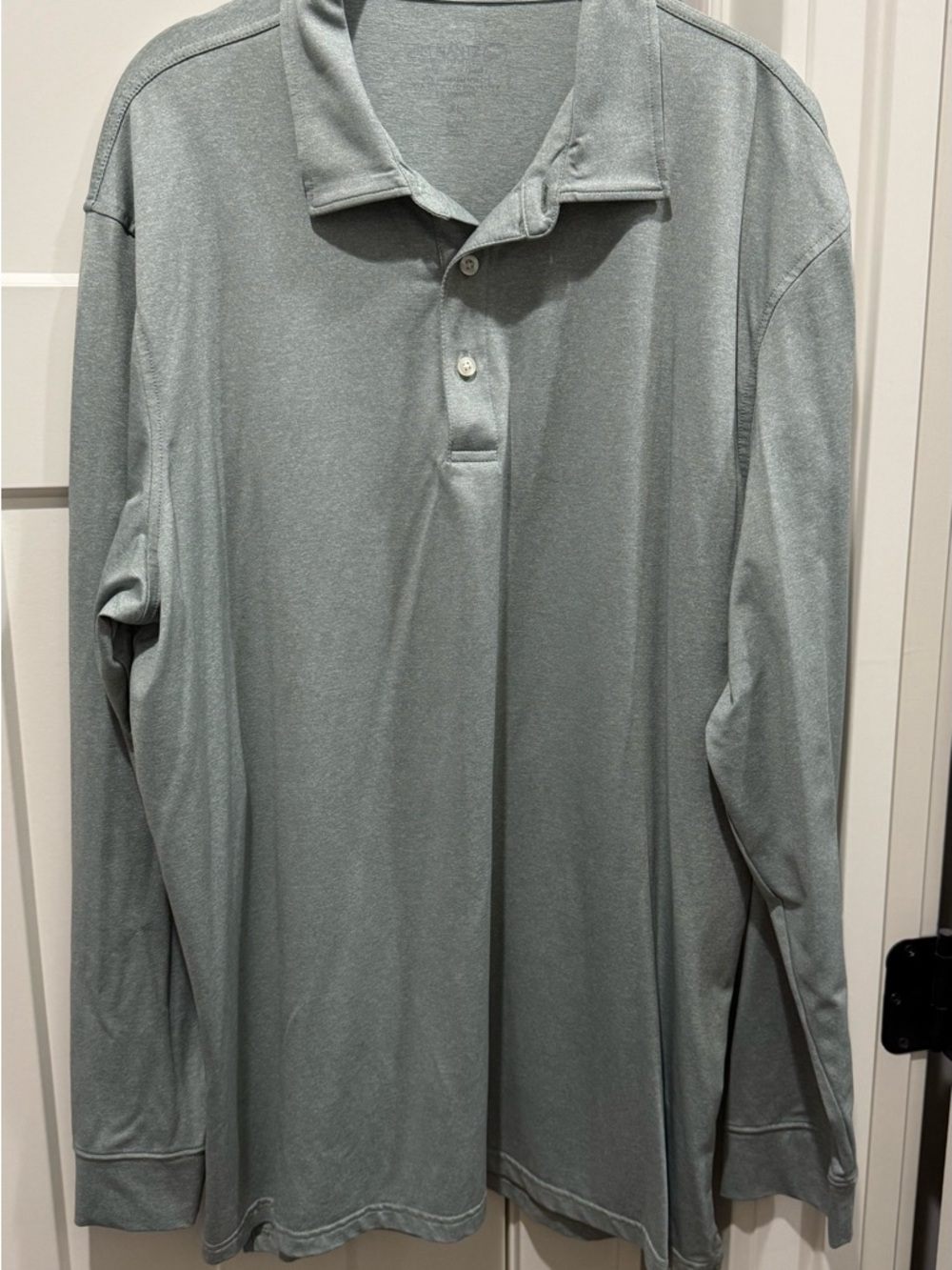 Vineyard Vines Jim Nance Men's Long-Sleeve Polo Shirt - Sage Green